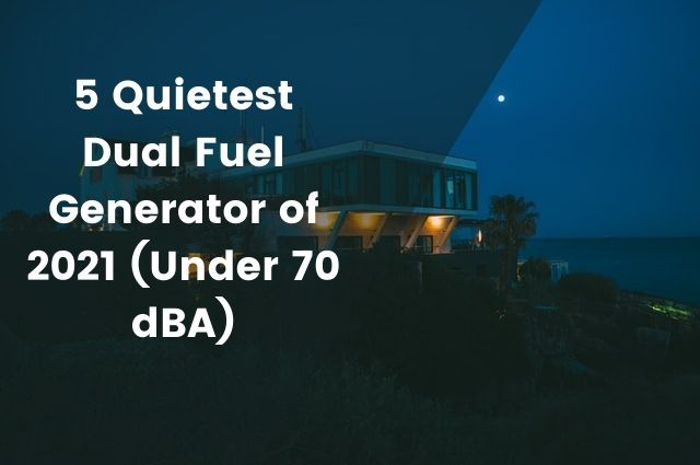 Quietest Dual Fuel Generator