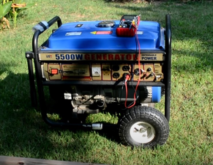 generator gets wet and won't start