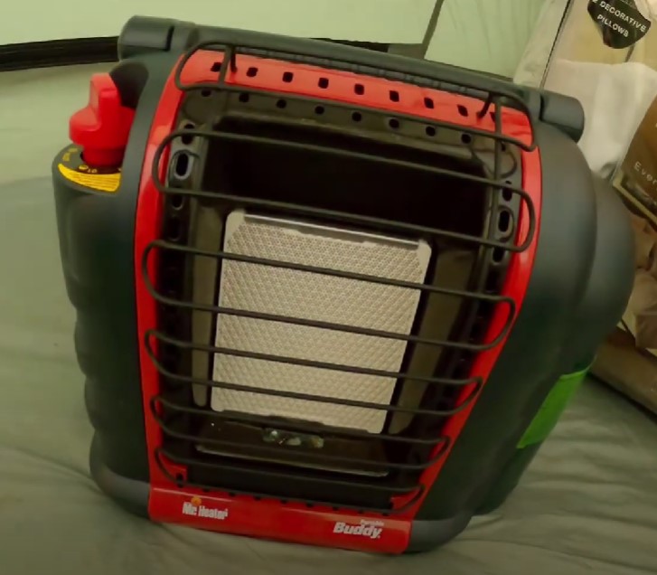 what size generator to run space heater